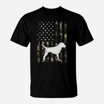 Border Terrier Dog Dad Mom Camouflage Usa Flag T-Shirt | Crazezy