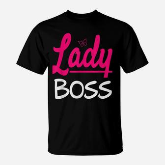 Boss Supervisor Leader Manager Lady Friend Butterfly Girl T-Shirt | Crazezy UK