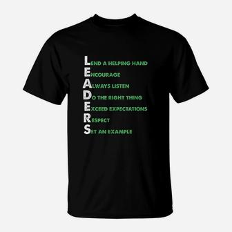 Boss Team Lead Manager Leadership Group Leaders Meaning T-Shirt | Crazezy UK