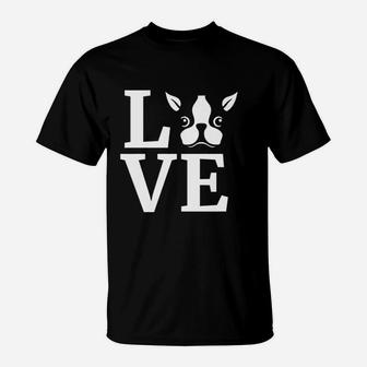Boston Terrier Love Bostie T-Shirt | Crazezy DE