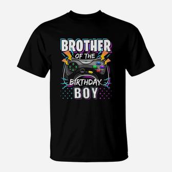 Brother Of The Birthday Boy Matching Video Game T-Shirt | Crazezy