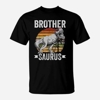 Brother Saurus Dinosaur Brothersaurus Family Matching T Rex T-Shirt | Crazezy UK