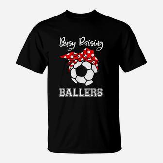Busy Raising Ballers T-Shirt - Thegiftio UK