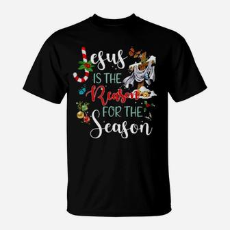 Butterfly Jesus Is The Reason For The Season T-Shirt - Monsterry CA