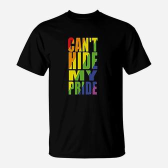Buy Cool Lgbt Tall Cant Hide My Pride T-Shirt | Crazezy