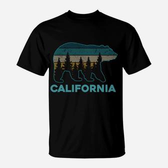 California Bear Vintage Retro Nature Hiking Souvenir Gift T-Shirt | Crazezy AU