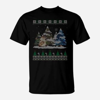 Camouflage Christmas Trees Camo Xmas Gift Sweatshirt T-Shirt | Crazezy