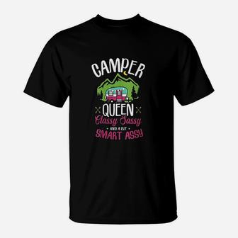 Camper Queen Classy Sassy T-Shirt | Crazezy UK