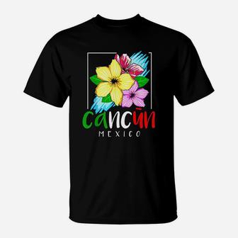 Cancun Mexico Souvenir Gift Spring Break Summer Vacation T-Shirt | Crazezy