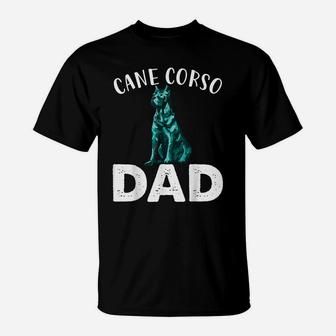 Cane Corso Dad Unique Hand Drawn Art Gift Lover Dog Graphics T-Shirt | Crazezy