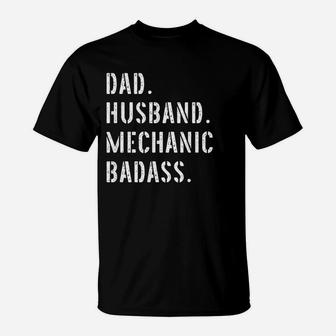 Car Mechanic Dad Gifts From Daughter Son Wife T-Shirt | Crazezy UK