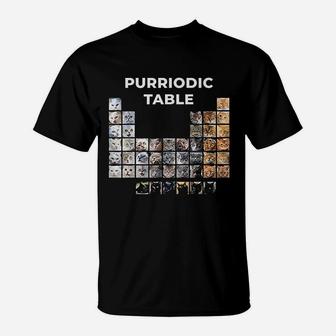 Cat Chemistry Pun Periodic Table T-Shirt - Thegiftio UK
