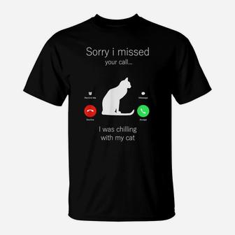 Cat Kitten Kitty Funny Cats Mom Cat Lovers Dad T-Shirt | Crazezy CA