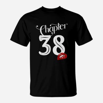 Chapter 38 38Th Birthday Lips Chapter 38 Years Old 1982 T-Shirt | Crazezy CA