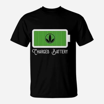 Charged Battery With My Healthy Products T-Shirt | Crazezy