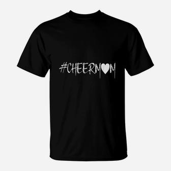 Cheer Mom Cheermom Cheerleader Proud Moms Sport Fan T-Shirt | Crazezy