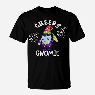 Cheers Gnomies Gnome New Years T Shirt Funny Drinking Top T-Shirt | Crazezy AU