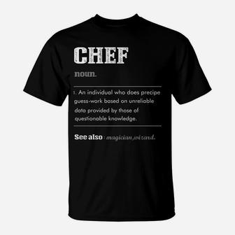 Chef Definition Tee Chefs Gift Culinary Fun Christmas T-Shirt | Crazezy CA