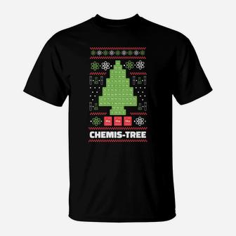 Chemis-Tree Periodic Table | Christmas Chemistry Science T-Shirt | Crazezy DE
