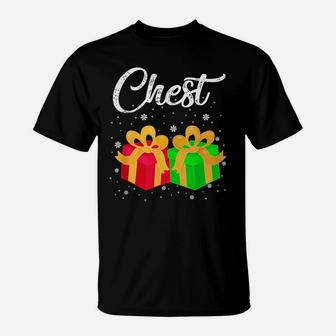 Chest Nuts Matching Funny Chestnuts Xmas Couples Pajamas T-Shirt | Crazezy AU