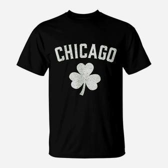 Chicago St Patricks Day Pattys Day Shamrock T-Shirt - Thegiftio UK