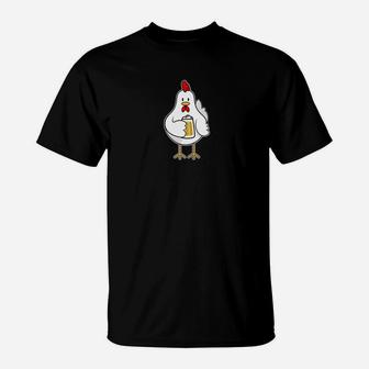 Chicken Beer T-Shirt - Thegiftio UK