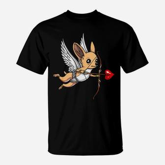 Chihuahua Dog Valentines Day Cute T-Shirt - Monsterry