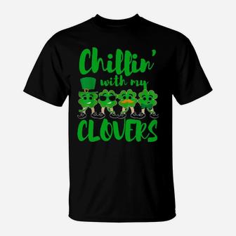 Chilling With My Clovers T-Shirt - Monsterry DE