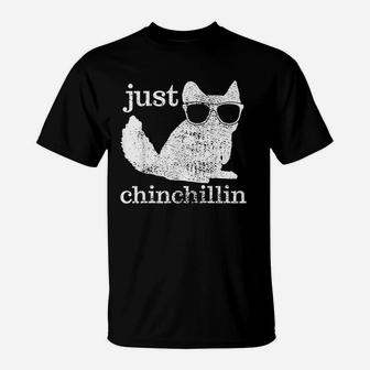 Chinchilla Just Chinchillin Pet T-Shirt - Thegiftio UK