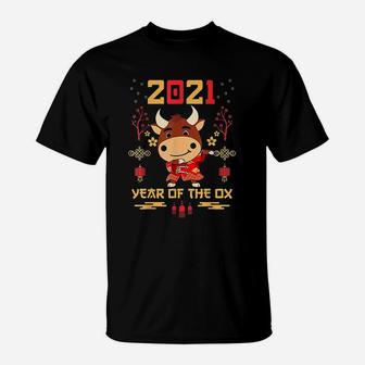 Chinese New Year 2021 Year Of Ox T-Shirt - Thegiftio UK