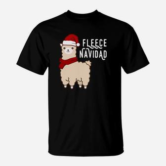 Christmas Alpaca Sweatshirt, Fleece Navidad Xmas Gift T-Shirt | Crazezy UK