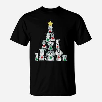 Christmas Day Dog , Funny Cute Xmas Tree T-Shirt | Crazezy