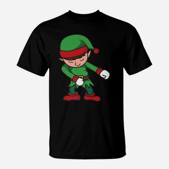 Christmas Elf Flossing Dance Shirt | Yule Gnome Lovers Gift T-Shirt | Crazezy