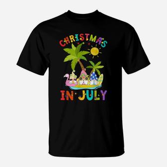 Christmas In July Gnome Xmas Summer T-Shirt | Crazezy AU