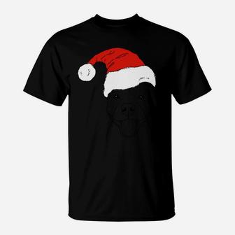 Christmas Pit Bull,Santa Pittie,Pittie Mom,Holiday Pitbull T-Shirt | Crazezy DE