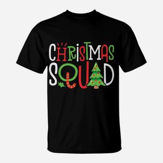 Christmas Squad Family Matching Pajamas Boys Kids Xmas Tree T-Shirt | Crazezy UK