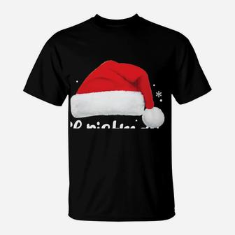 Christmas Squad Shirt Funny Santa Hat Family Matching Pajama Sweatshirt T-Shirt | Crazezy UK