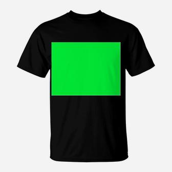 Chroma Key Tv Shirt - Green Screen For Video Special Effects Sweatshirt T-Shirt | Crazezy
