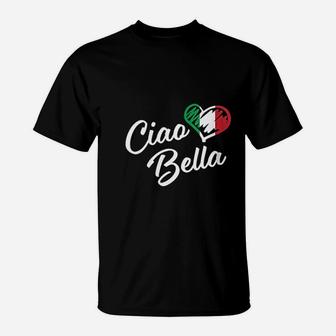 Ciao Bella Italian Hello Beautiful Gift T-Shirt - Thegiftio UK