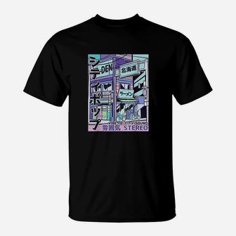 City Pop Aesthetic Style 80S Japanese Art T-Shirt | Crazezy DE