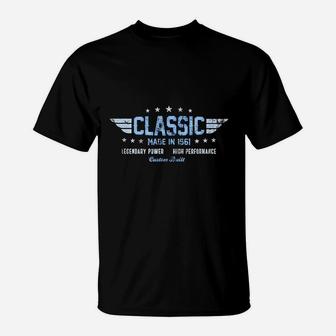 Classic Made In 1961 Vintage 60Th Birthday T-Shirt | Crazezy AU