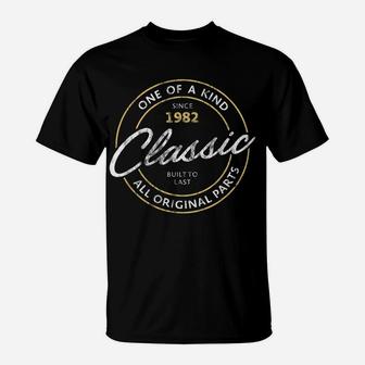 Classic Since 1982 Vintage 37Th Birthday Legend T-Shirt | Crazezy DE