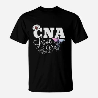 Cna Certified Nursing Assistants Support Caduceus Nurse Cap T-Shirt | Crazezy