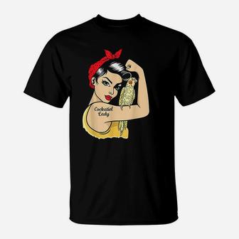 Cockatiel Lady Strong Woman Bird Parrot T-Shirt | Crazezy DE