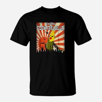 Cockatielzilla Cockatiel T-Shirt | Crazezy AU