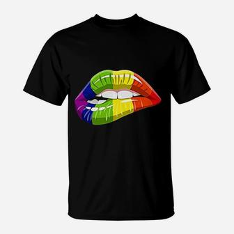 Colorful Lip T-Shirt | Crazezy UK