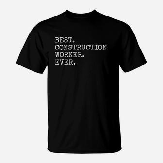 Construction Worker Funny Gift T-Shirt - Thegiftio UK