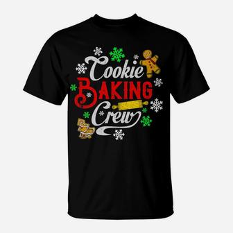 Cookie Baking Crew Christmas Baker Gingerbread Cookies T-Shirt | Crazezy UK