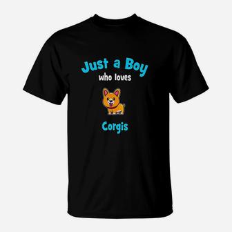 Corgi For Boys Kids Corgi T-Shirt | Crazezy CA