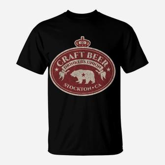 Craft Beer Lovers Stockton California T-Shirt | Crazezy AU